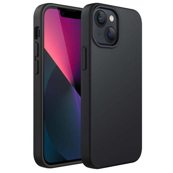 black iphone silicone case